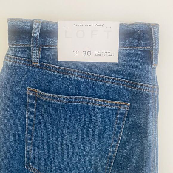 Loft High Waist Sandal Flare Jeans - Picture 5 of 5